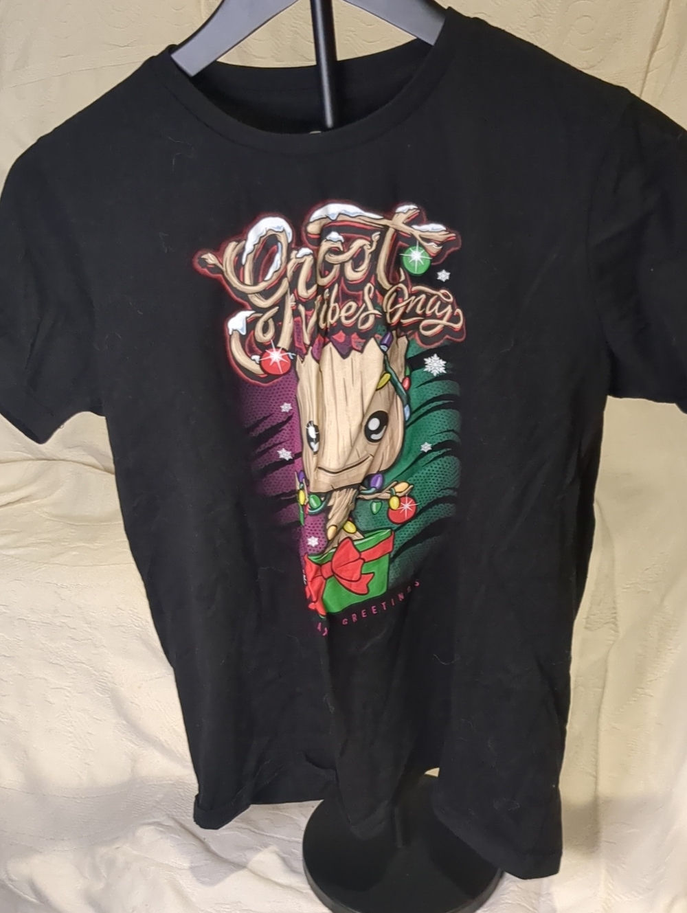 Funko Black Groot Holiday Graphic Tee